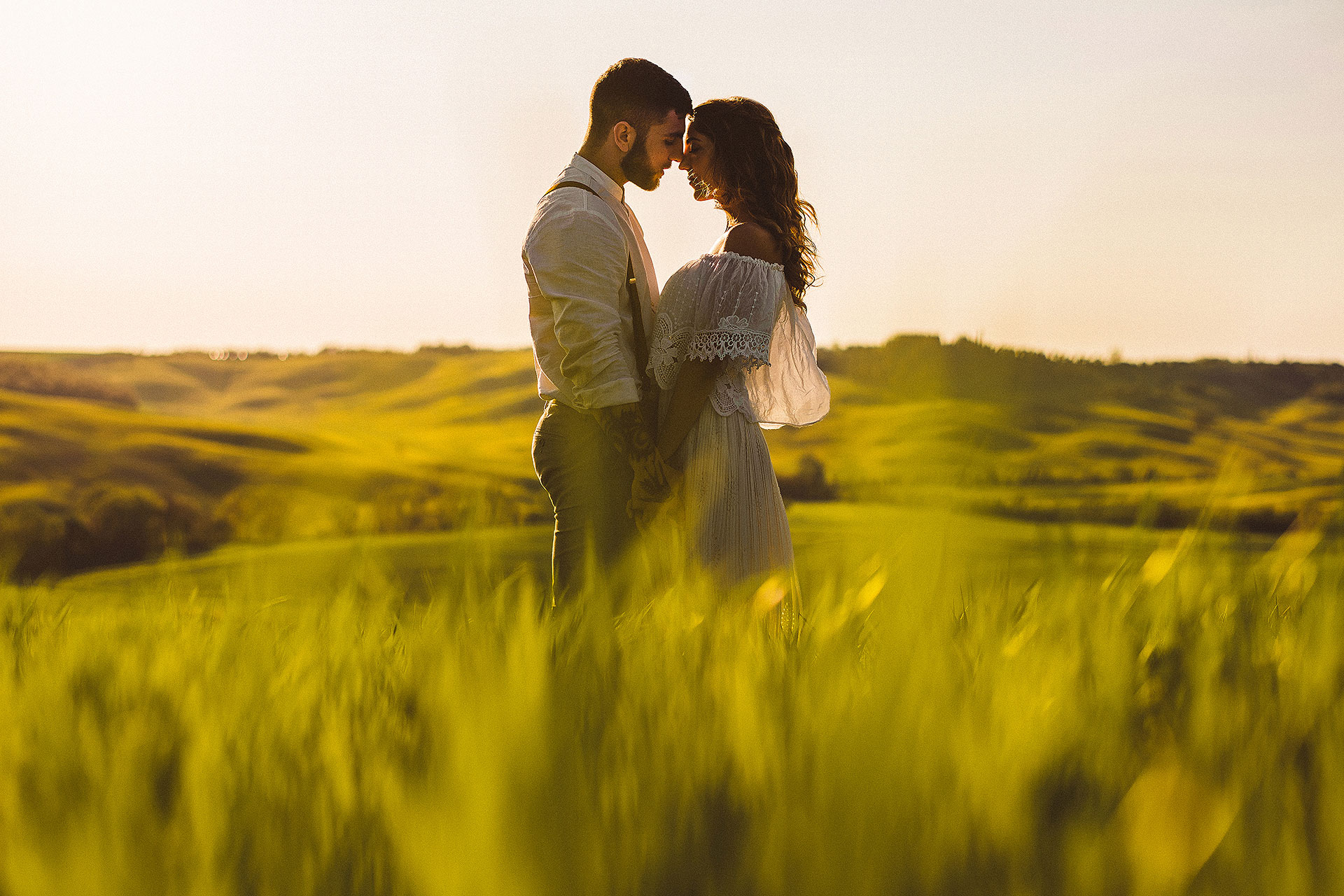 photo shoot engagement val d'orcia