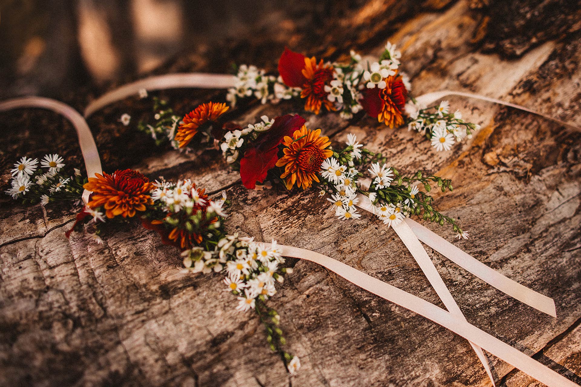 Flowers at a Bohemian Wedding