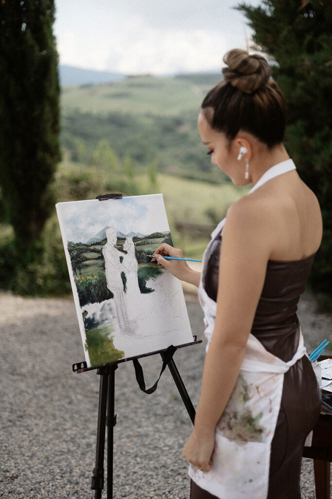 wedding at terre di nano tuscany
