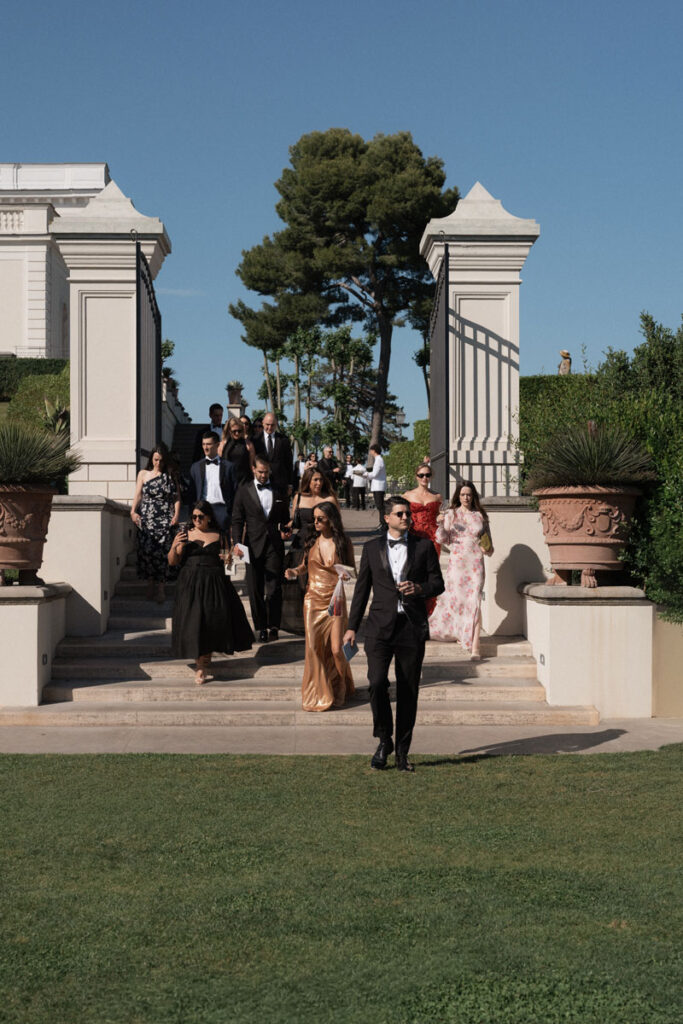 wedding at villa miani