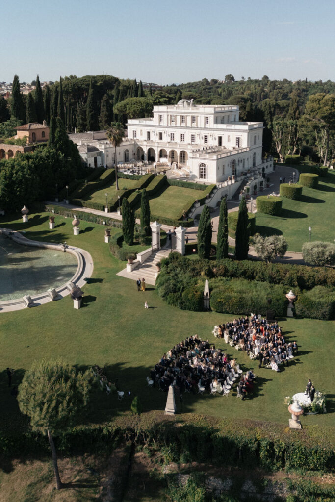 wedding at villa miani
