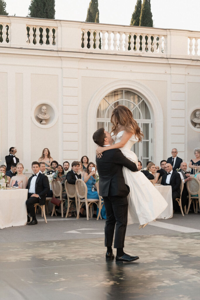 wedding at villa miani