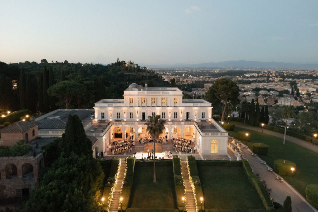 wedding at villa miani