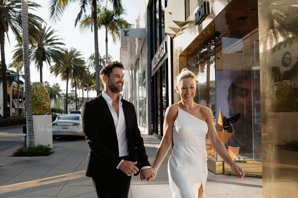 engagement session in beverly hills