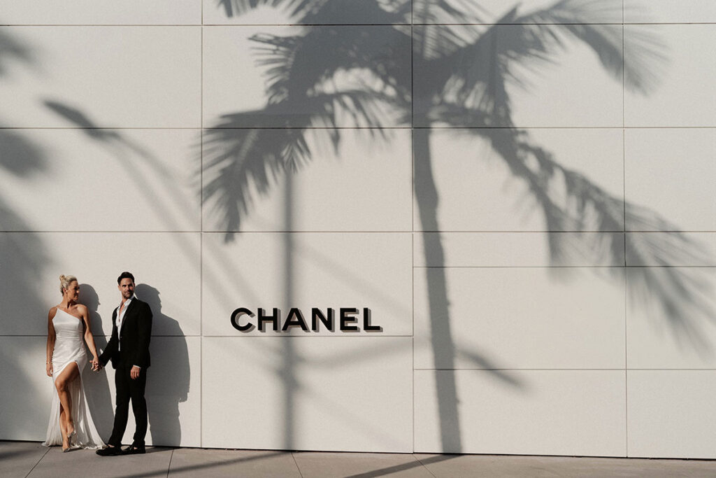 engagement session in beverly hills