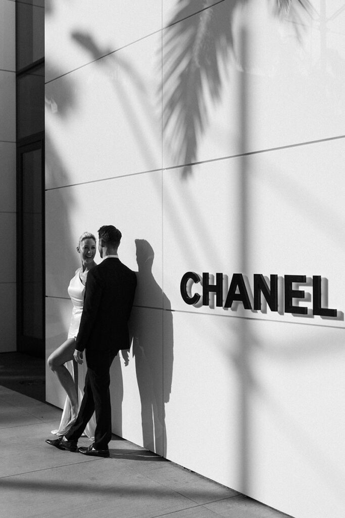 engagement session in beverly hills