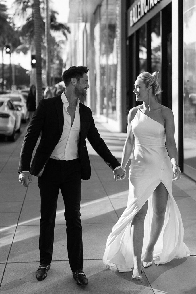 engagement session in beverly hills