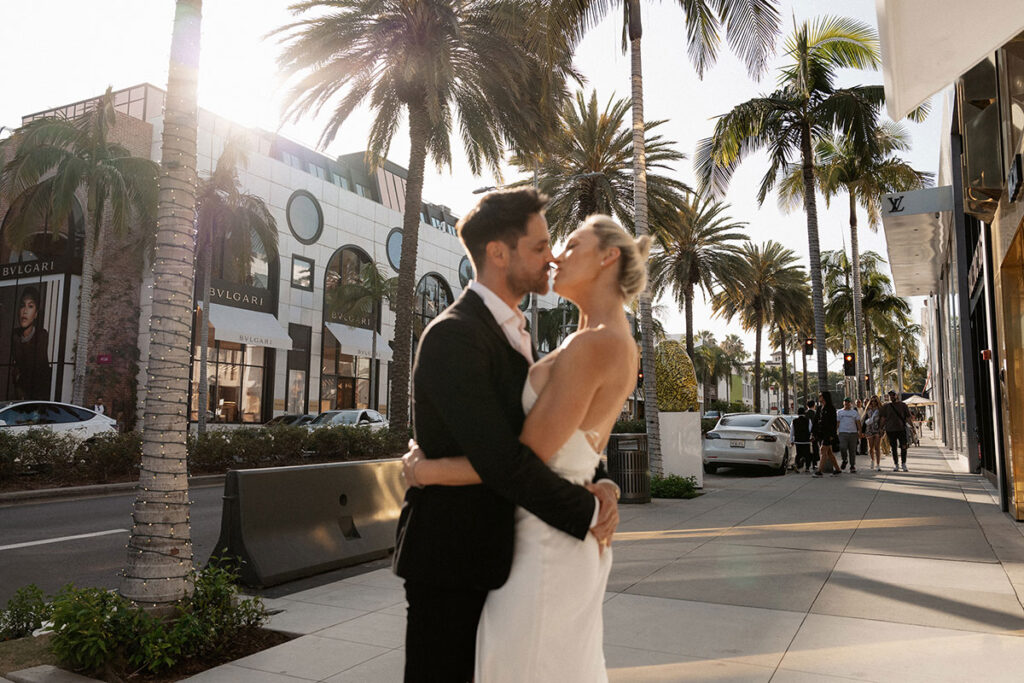 engagement session in beverly hills