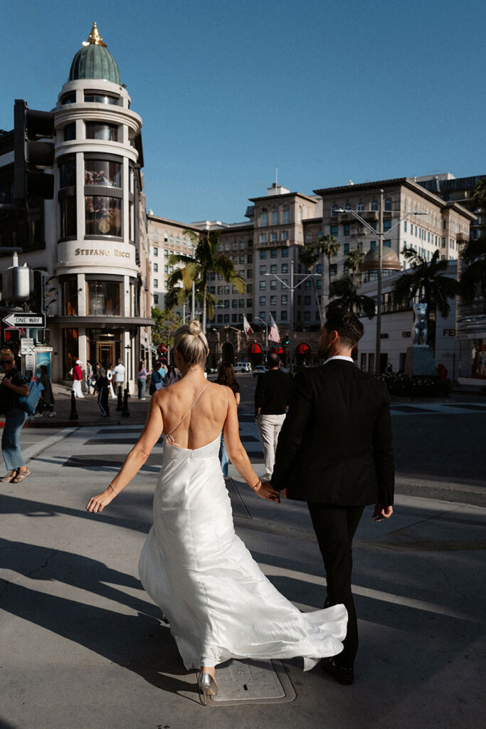 engagement session in beverly hills