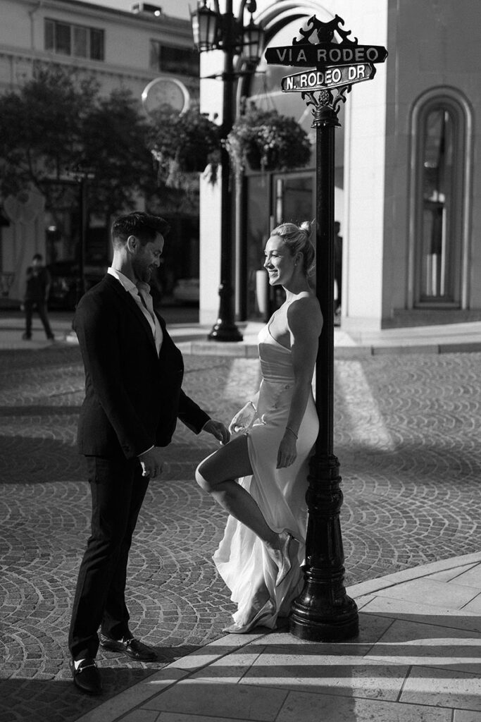 engagement session in beverly hills