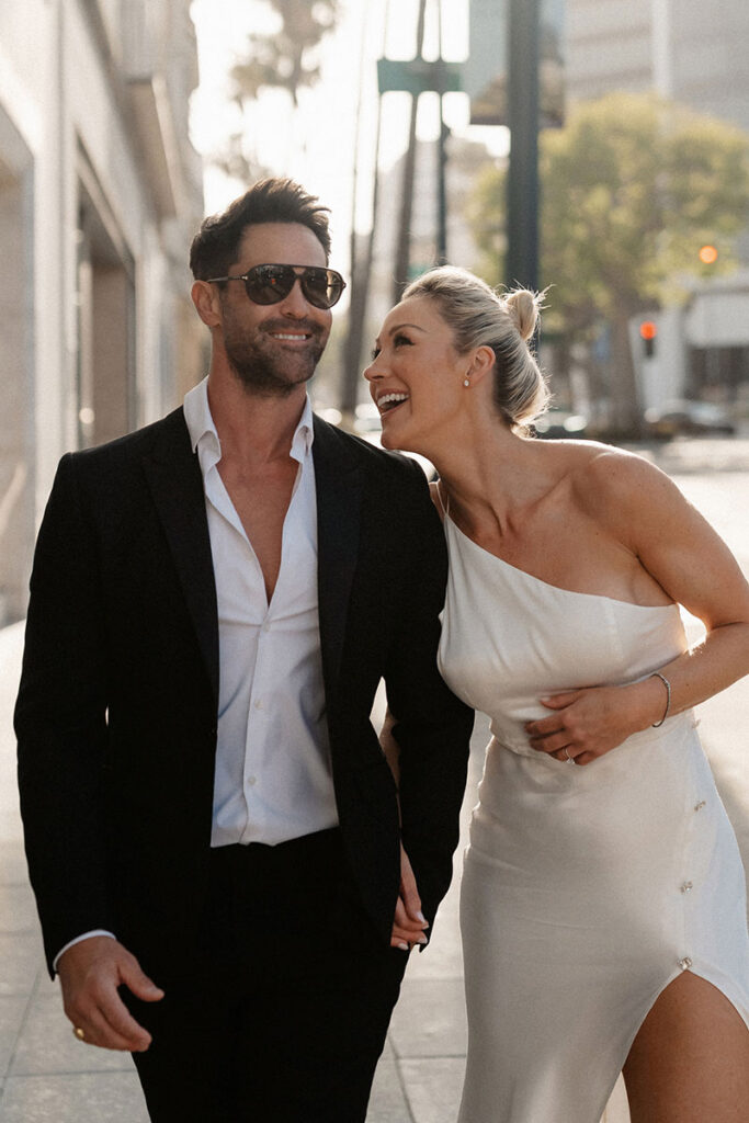 engagement session in beverly hills
