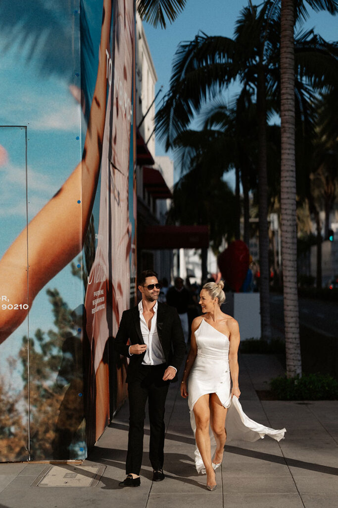 engagement session in beverly hills