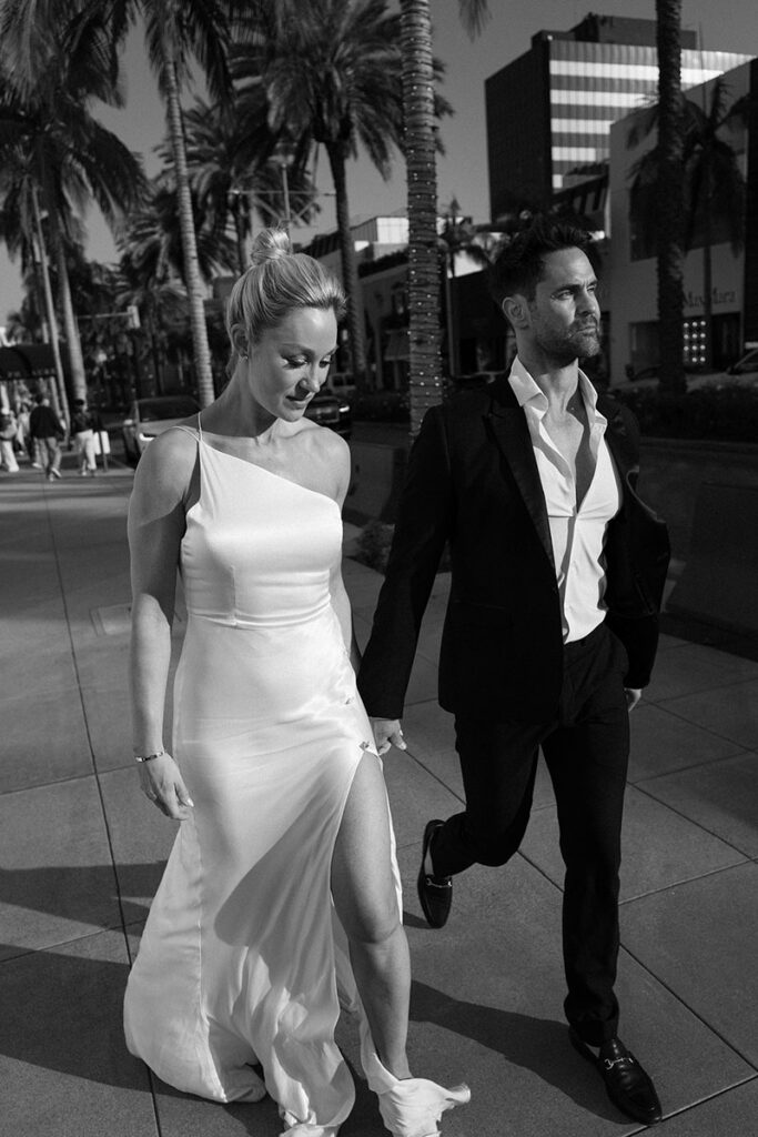engagement session in beverly hills