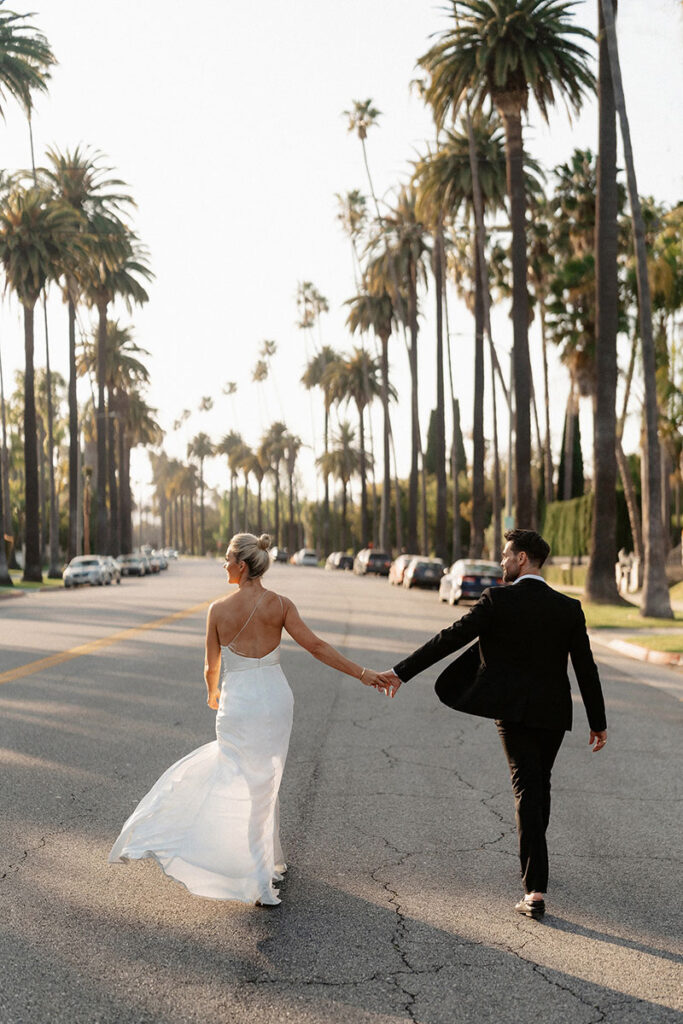 engagement session in beverly hills