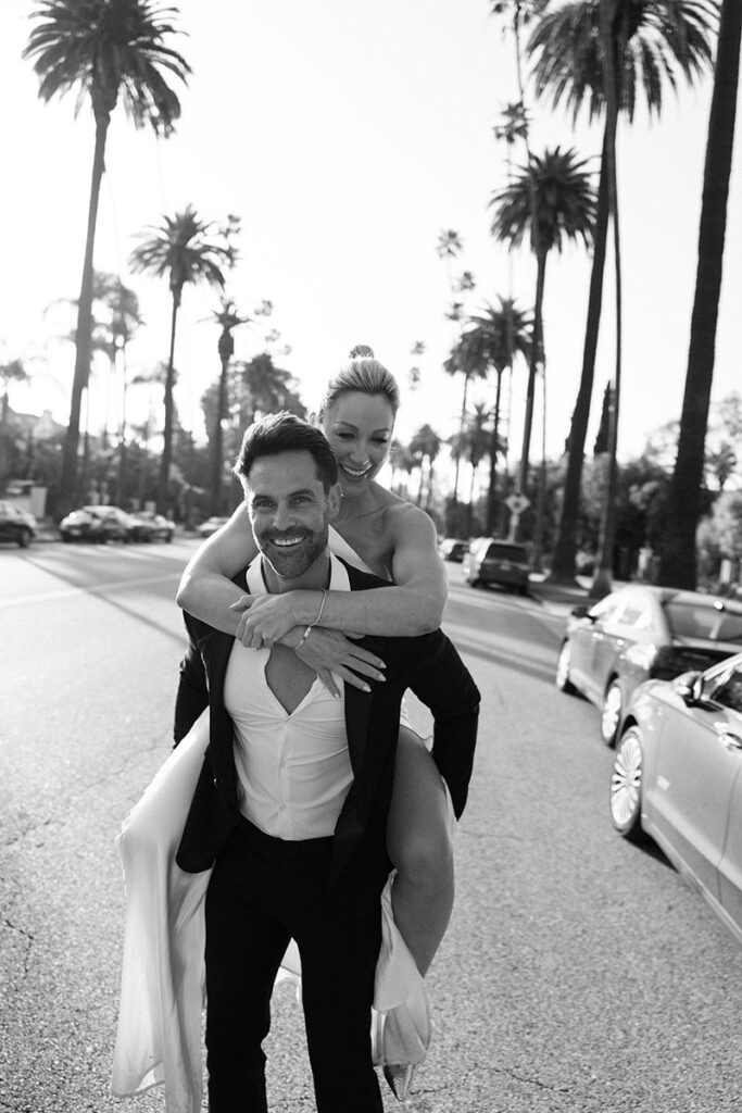engagement session in beverly hills