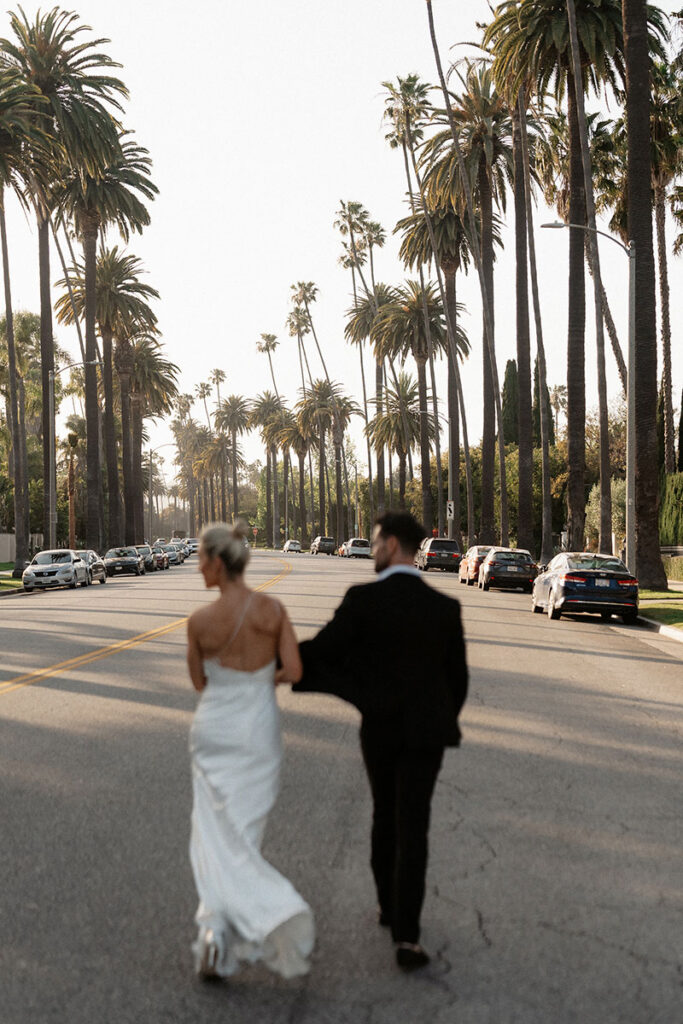 engagement session in beverly hills