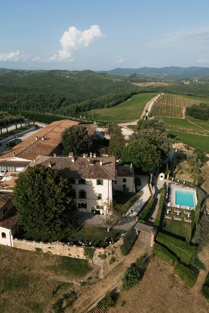 wedding at dievole wine resort
