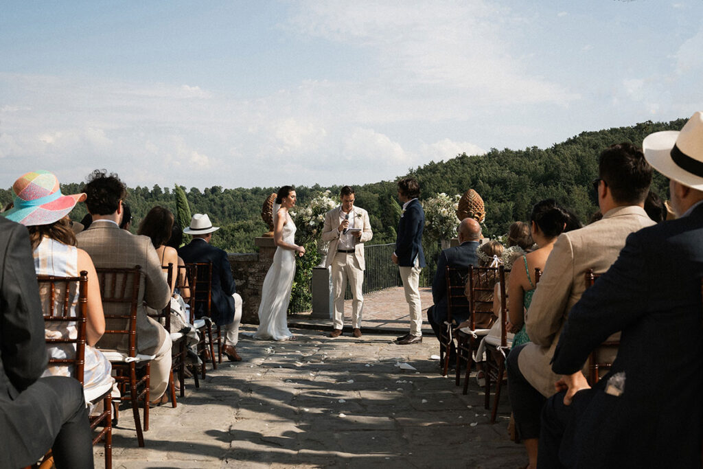 wedding at dievole wine resort
