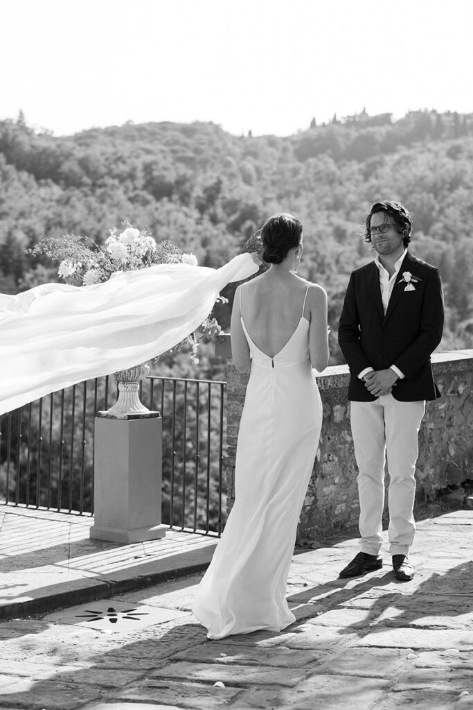 wedding at dievole wine resort