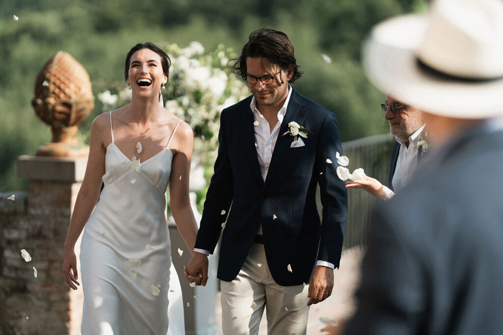 wedding at dievole wine resort