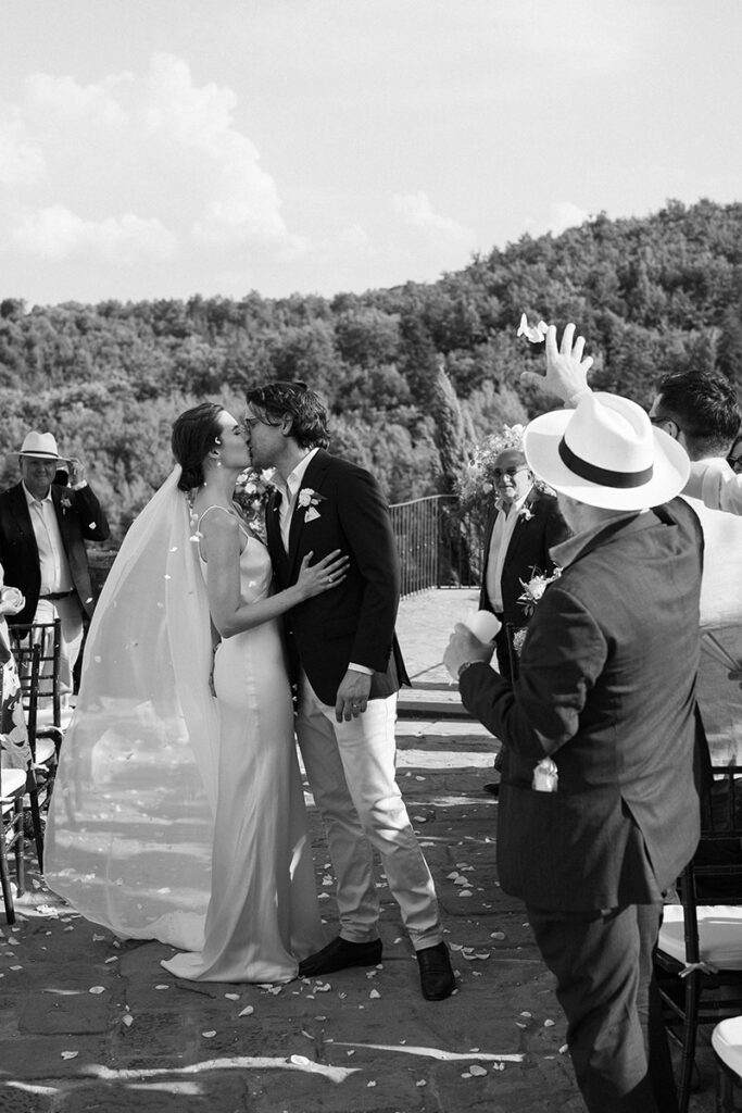 wedding at dievole wine resort
