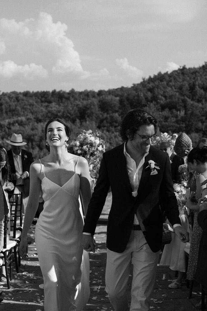 wedding at dievole wine resort