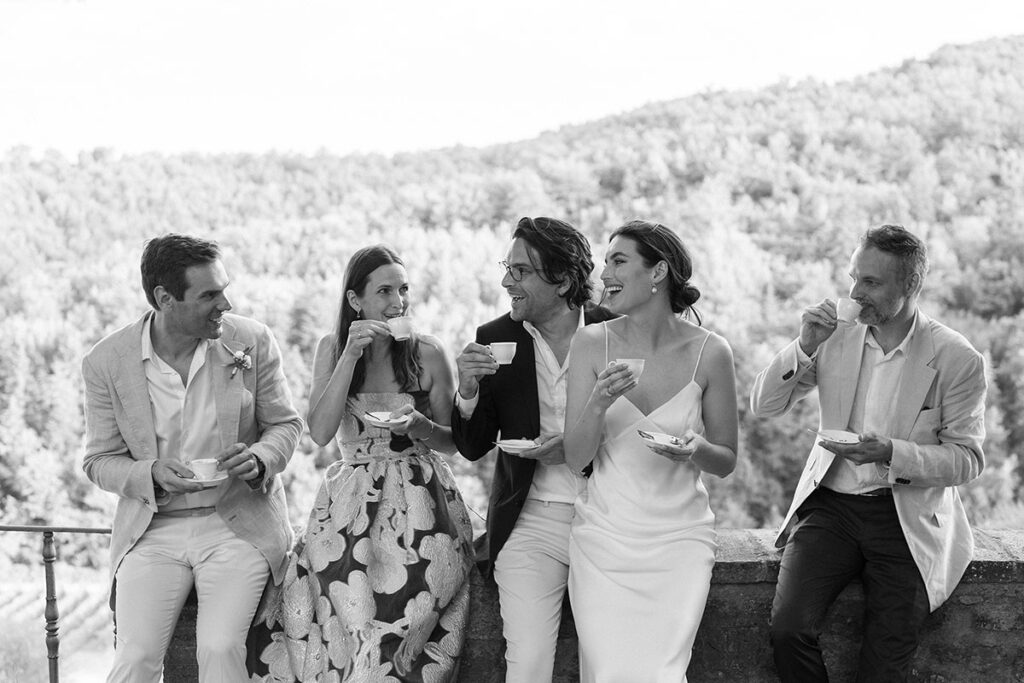 wedding at dievole wine resort