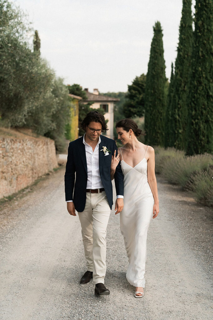wedding at dievole wine resort