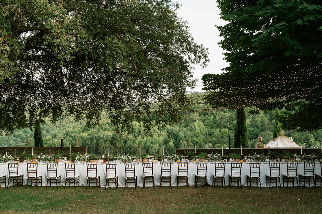 wedding at dievole wine resort