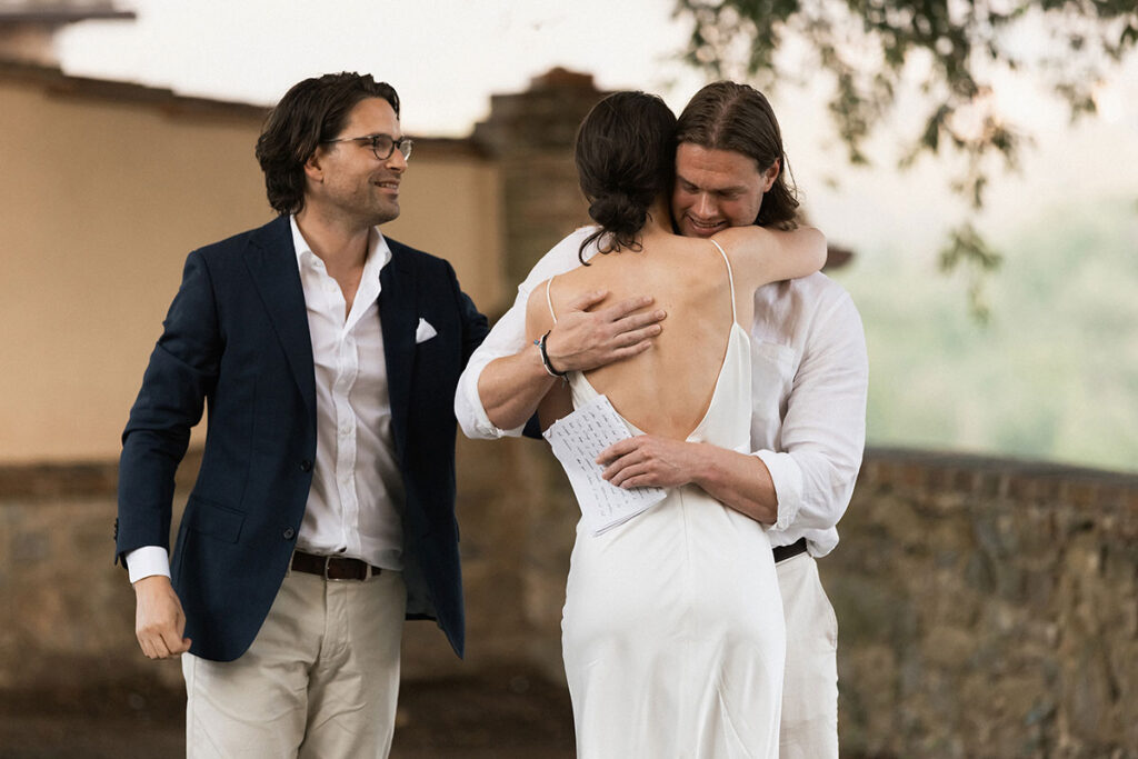 wedding at dievole wine resort