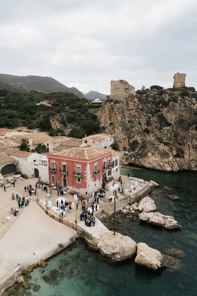 wedding at tonnara di scopello