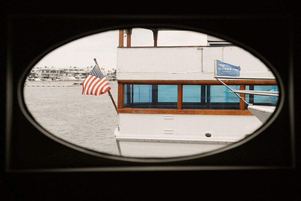 wedding on a yacht in california
