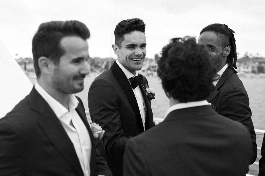 wedding on a yacht in california