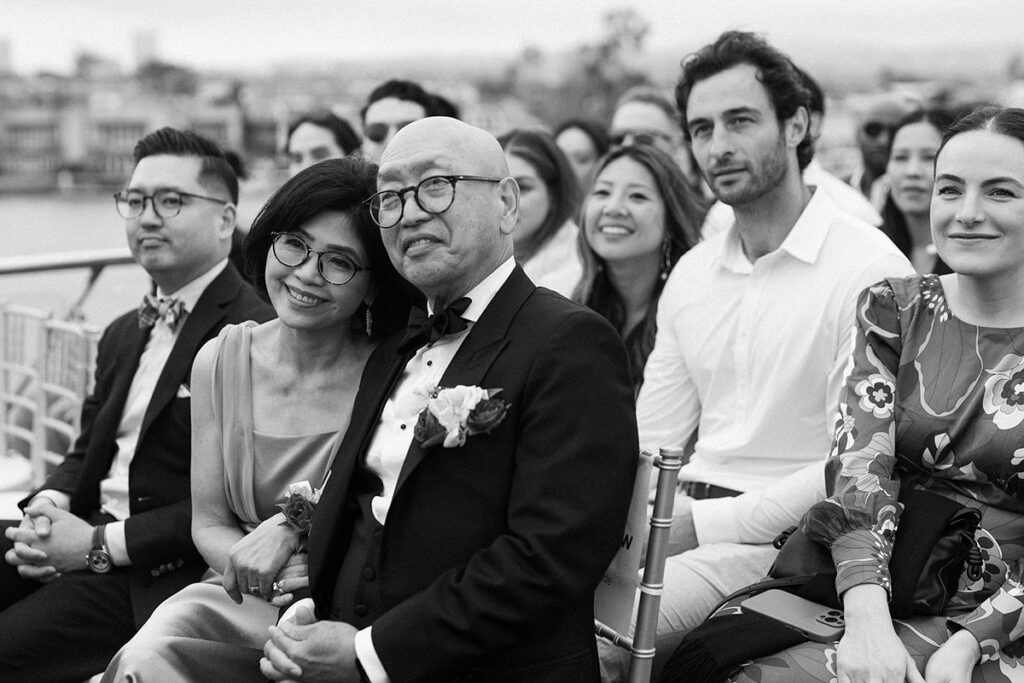 wedding on a yacht in california