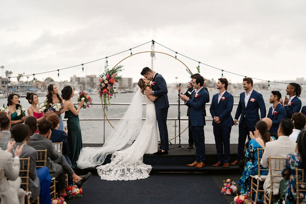wedding on a yacht in california