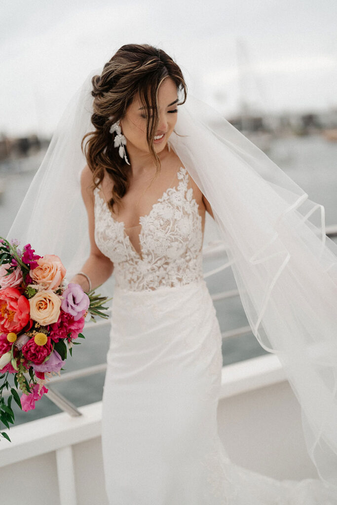 wedding on a yacht in california