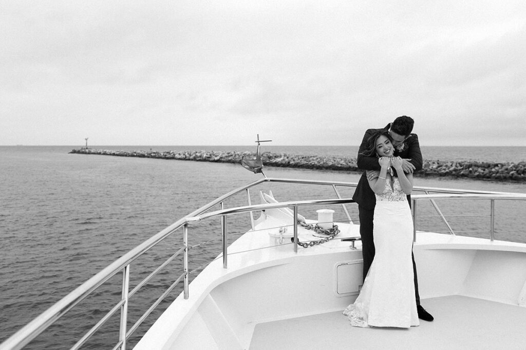 wedding on a yacht in california