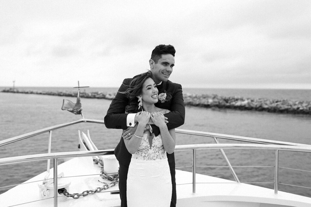 wedding on a yacht in california