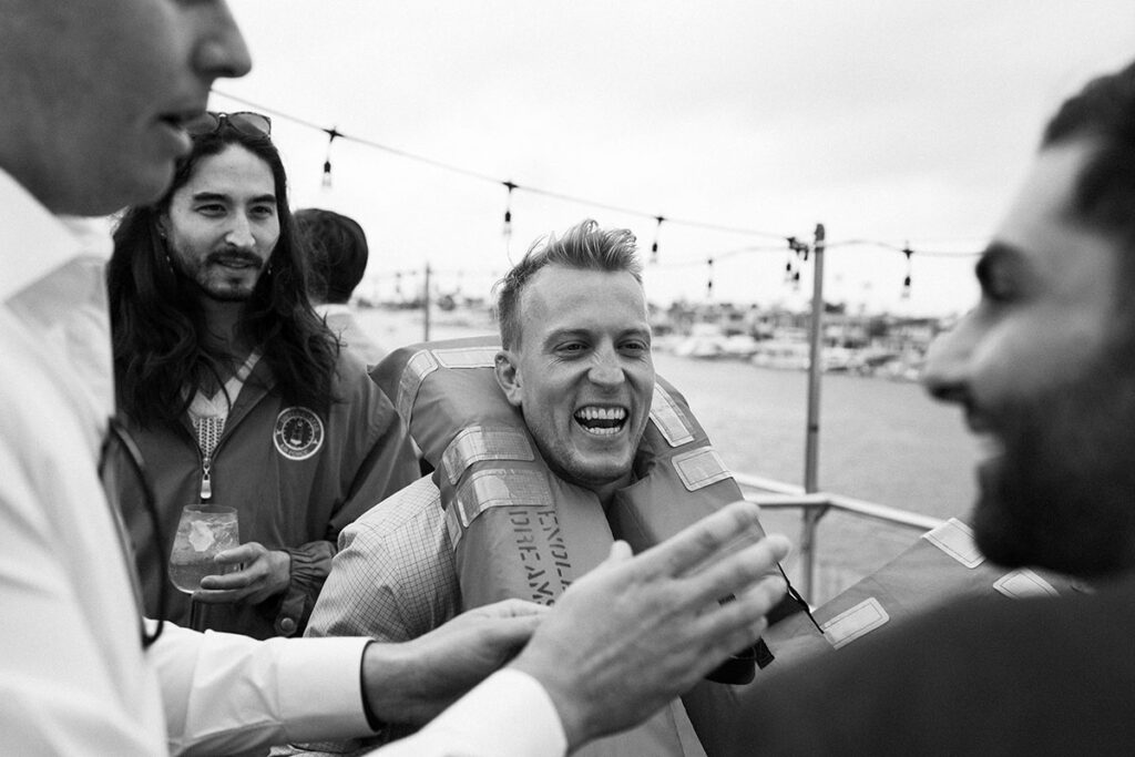 wedding on a yacht in california