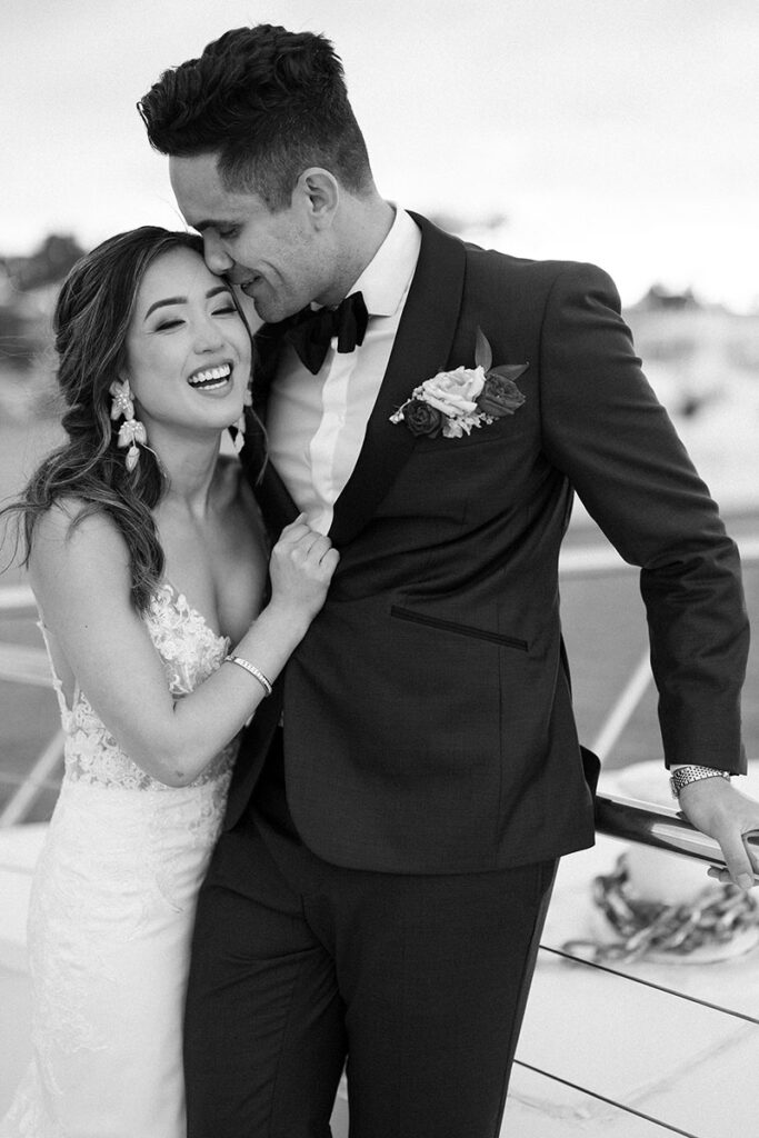wedding on a yacht in california