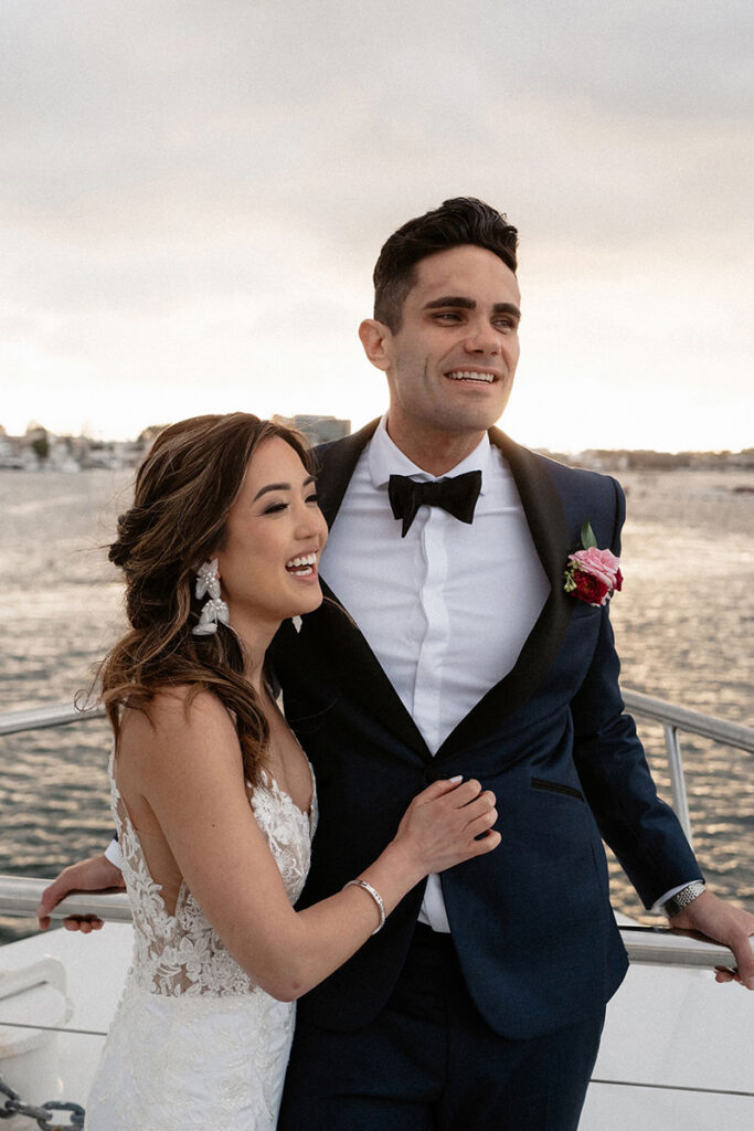 wedding on a yacht in california