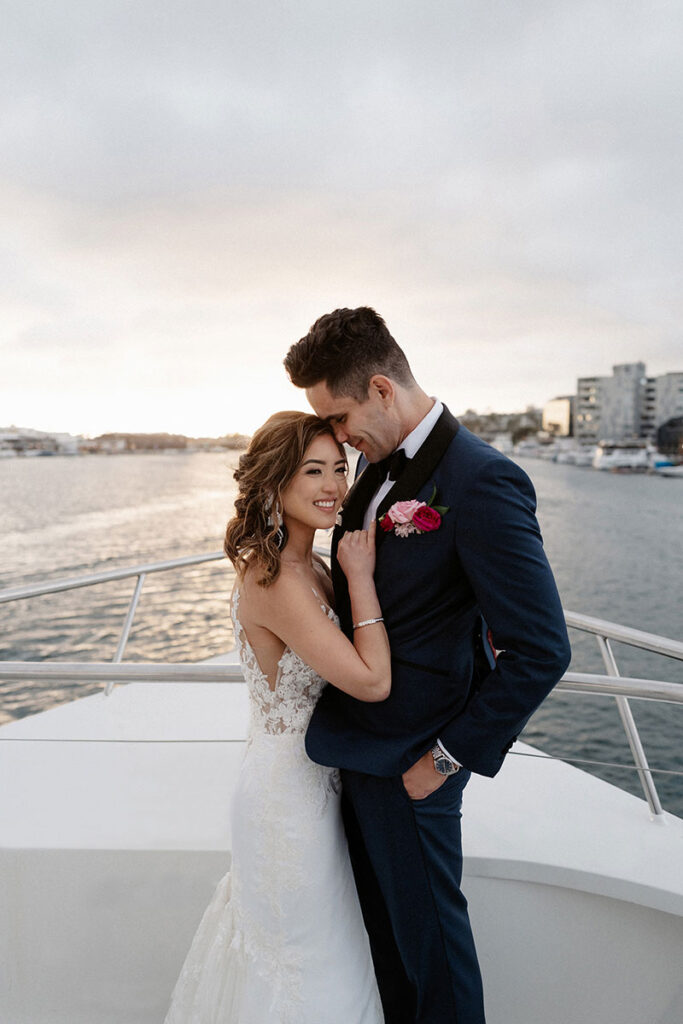 wedding on a yacht in california