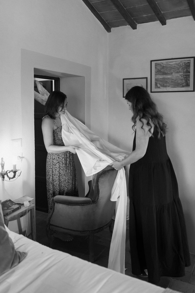 wedding at locanda in tuscany