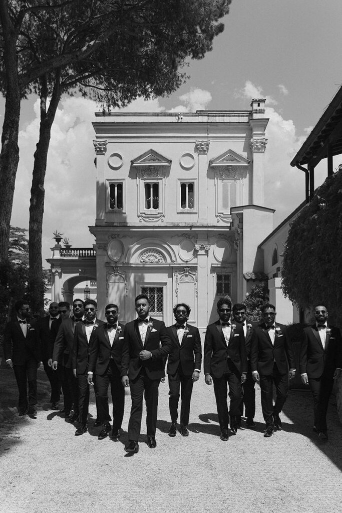wedding at villa aurelia