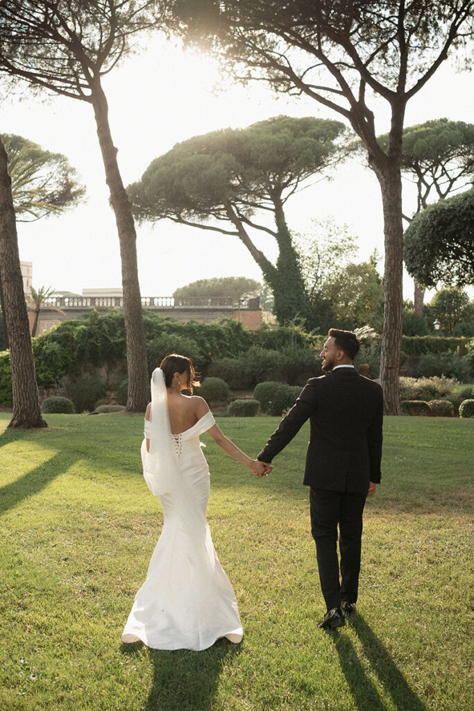 wedding at villa aurelia