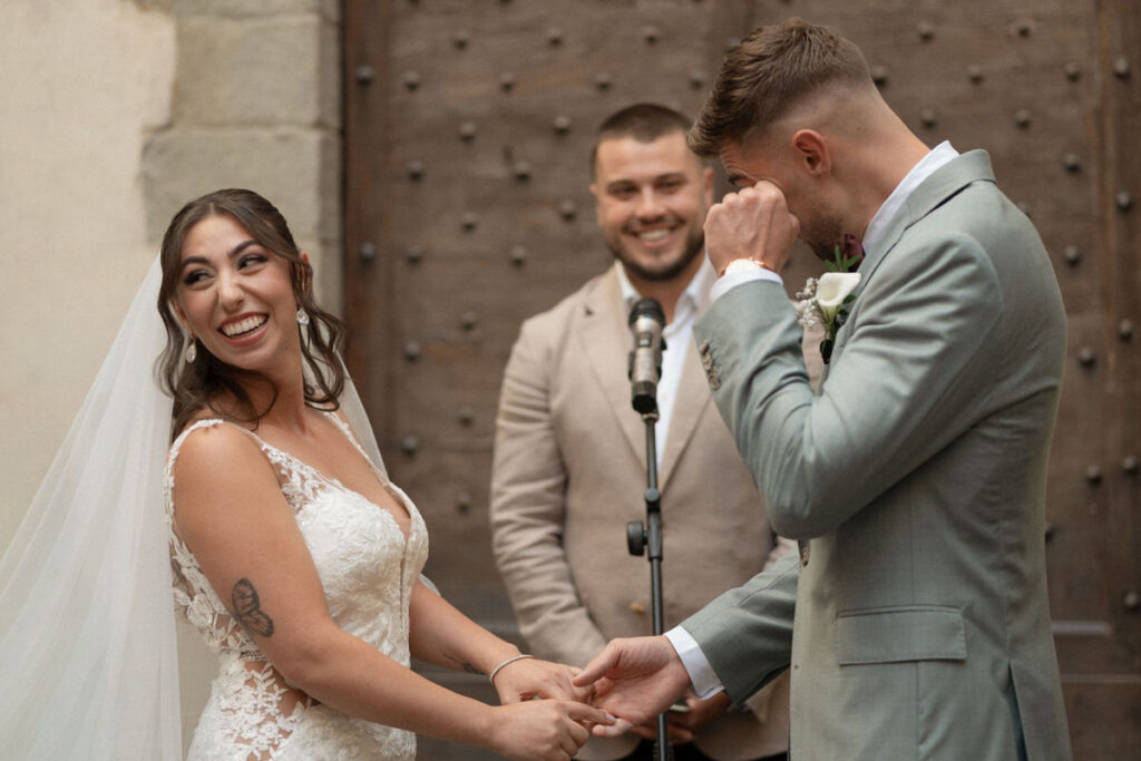 wedding at castello del trebbio