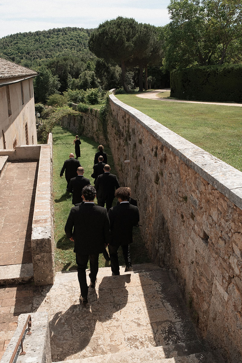 wedding at castello di celsa