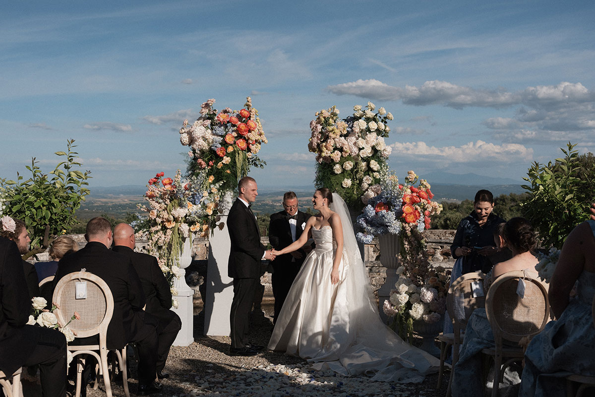 wedding at castello di celsa
