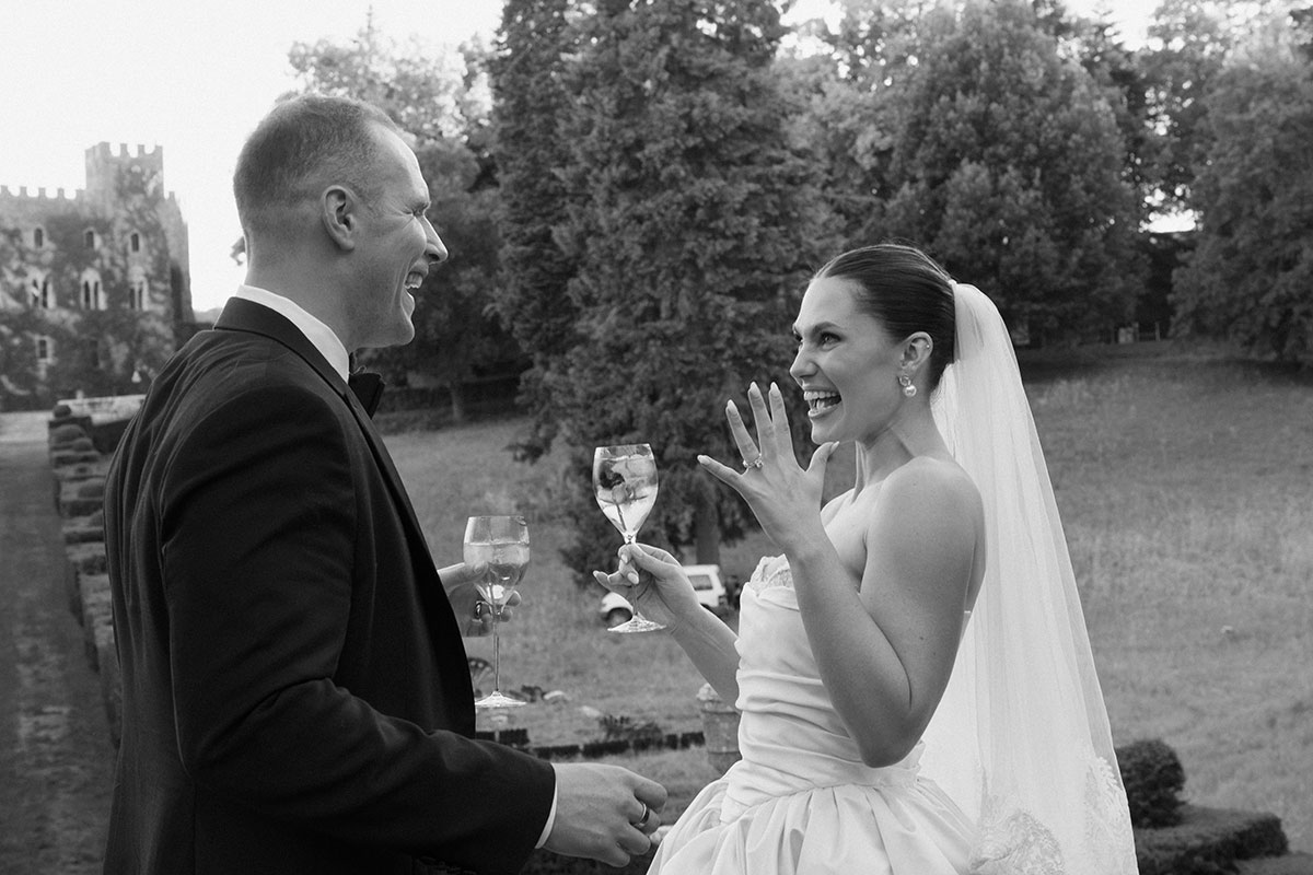 wedding at castello di celsa