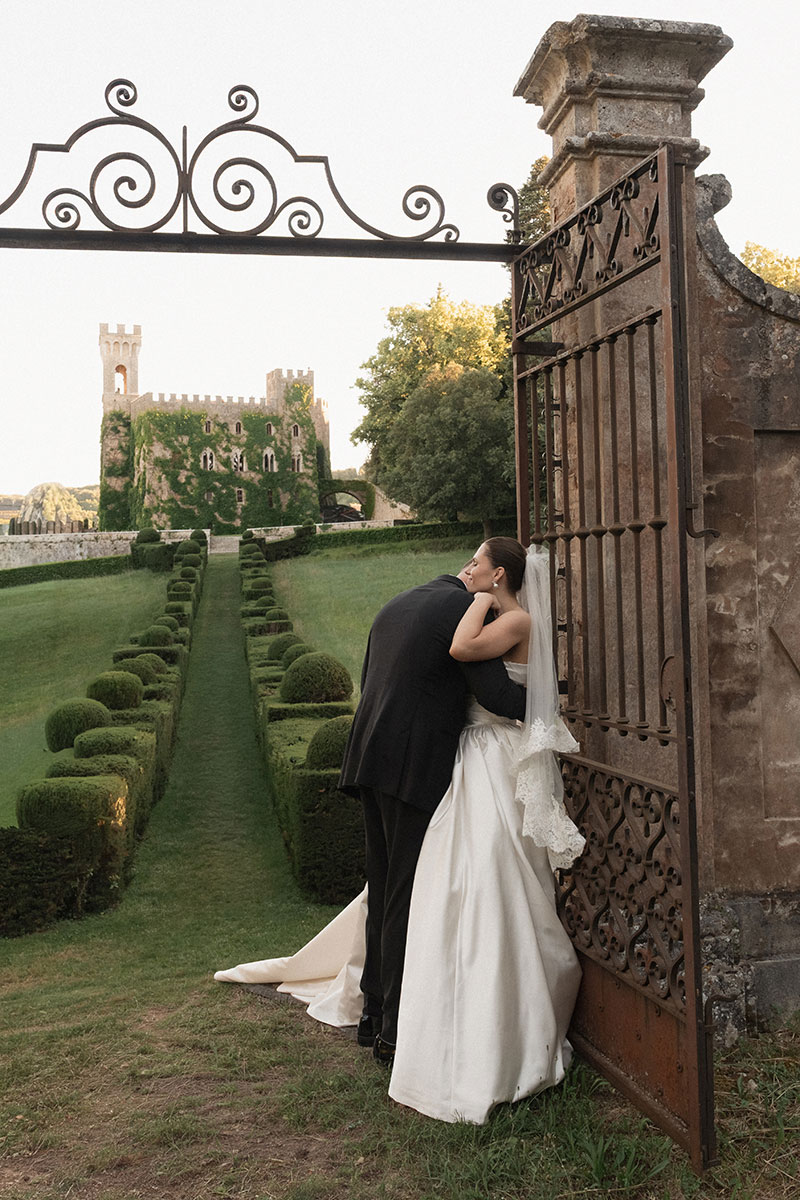 wedding at castello di celsa
